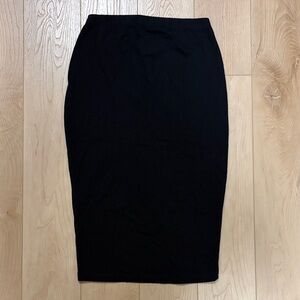 H&M Mama Lightweight Maternity Pencil Skirt, Black, sz S